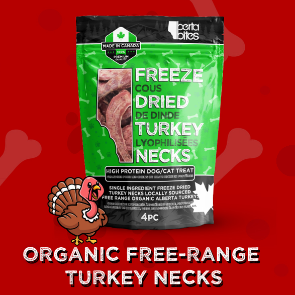 Treats - BERTA Bites (Freeze Dried) - Turkey Necks