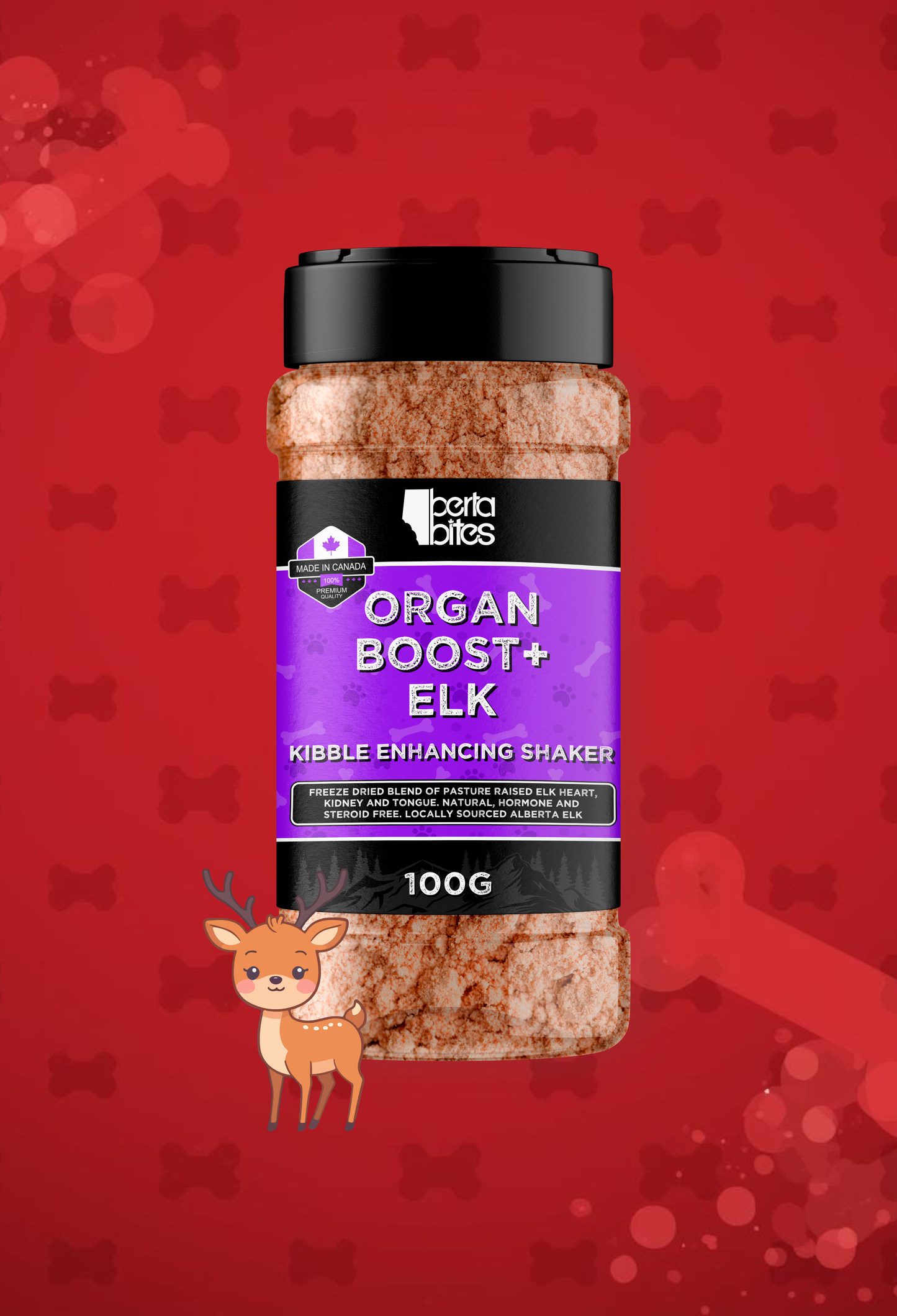 Treats - BERTA Bites - Meal Topper Patties (Freeze Dried Elk Organ)