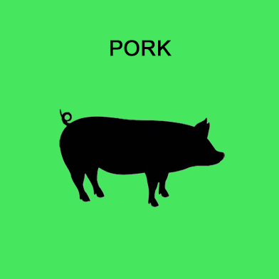 Ground Meat w/approx. 20% Bone - Pork, Option 2 of 2